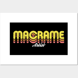 Retro Macrame Artist Posters and Art